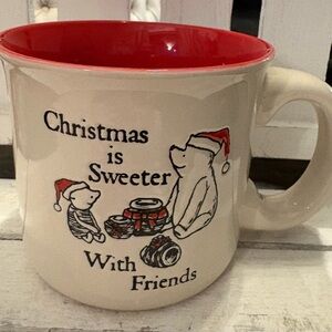 Life Is Good Christmas Mug - Red and Cream